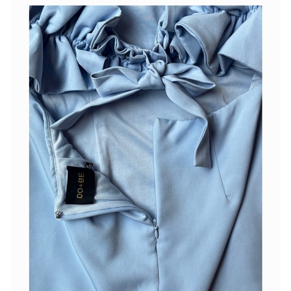 DO+BE Light Blue Ruffled Dress - Picture 4 of 5